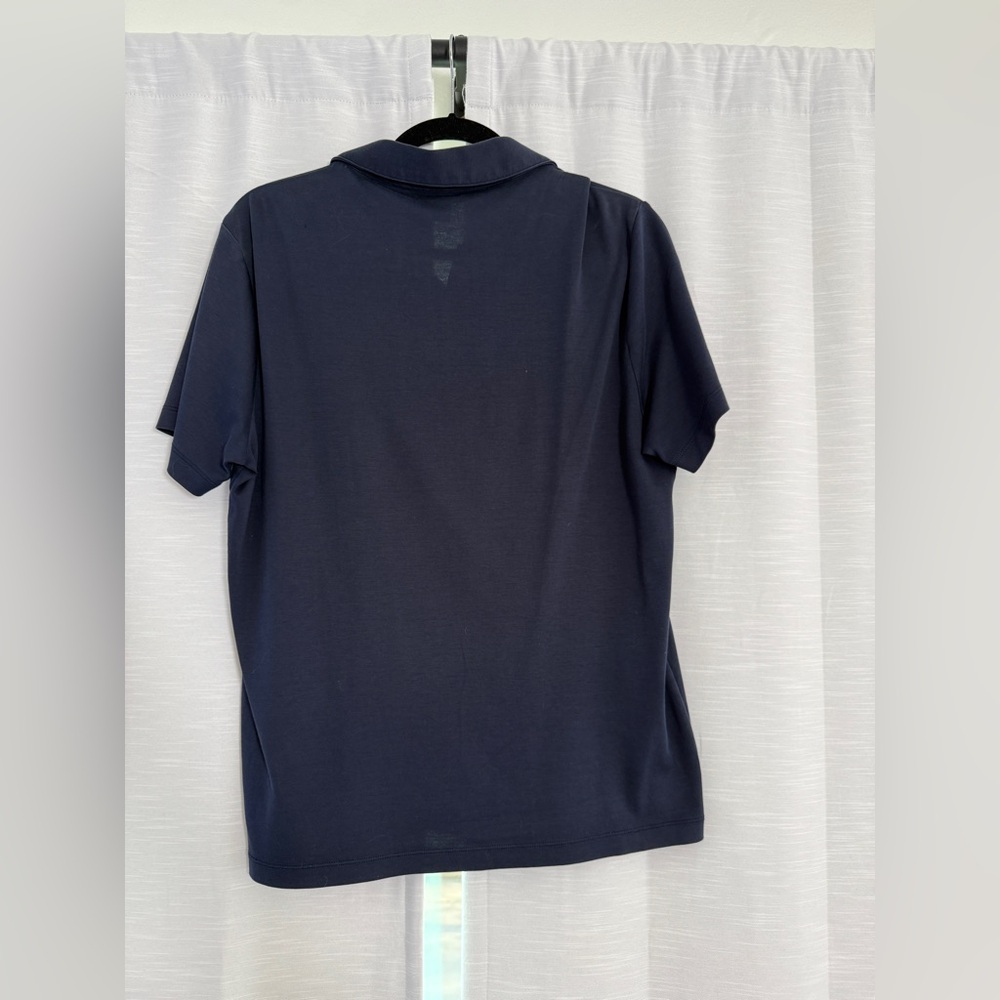 Michael Kors Midnight Navy Cotton Polo Shirt | Classic Slim Fit | Men’s Size M - Picture 6 of 8